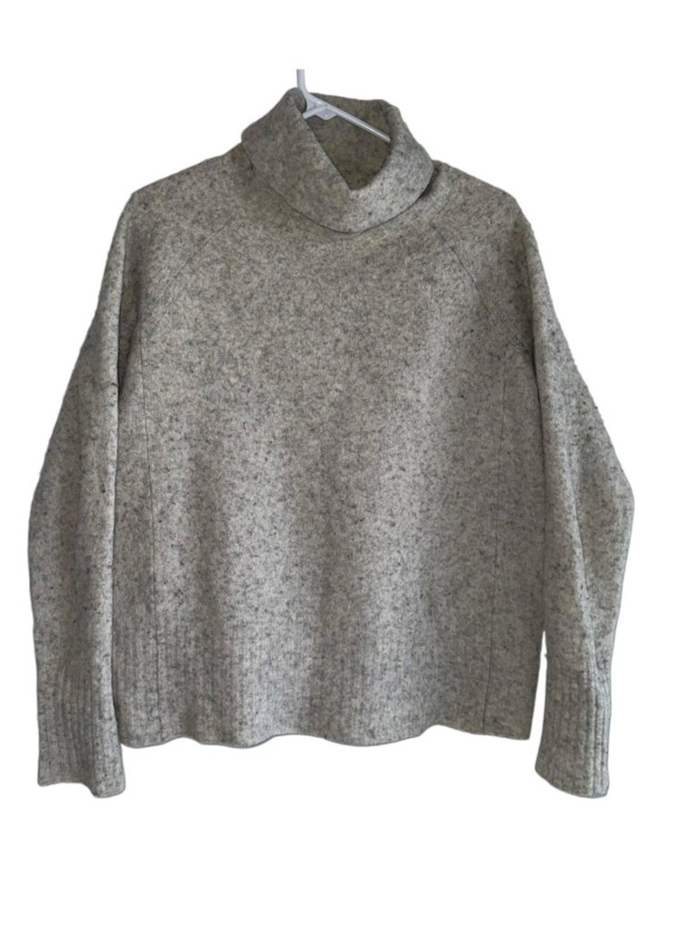 Aritzia Community Plutarch Wool & Yak Sweater Size M Gray Turtleneck Boxy